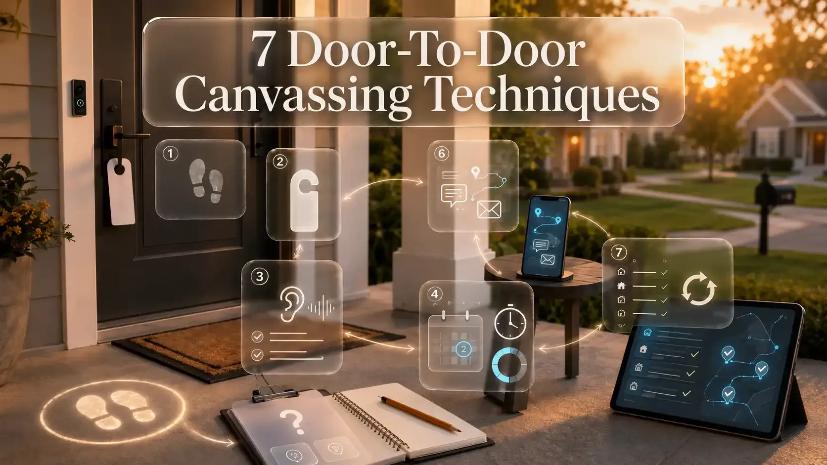 7 popular techniques of door to door canvassing