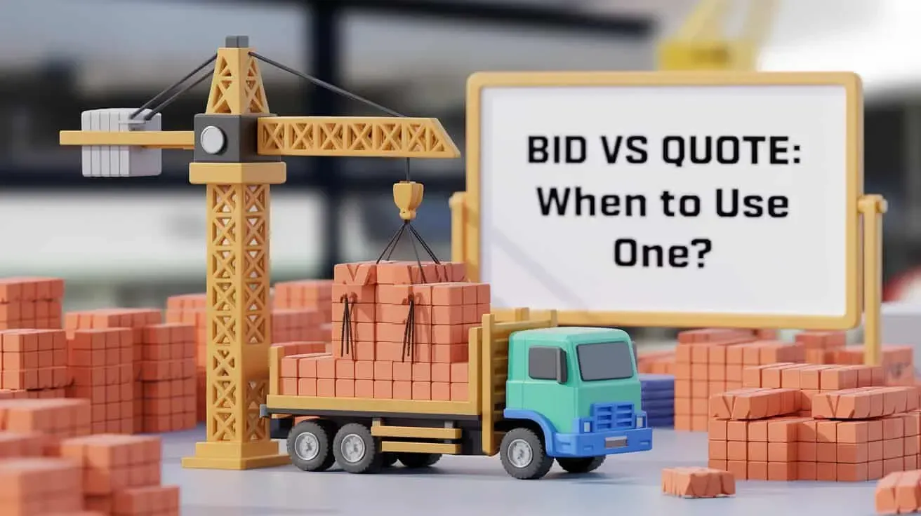 Bid vs Quote: When to use one?