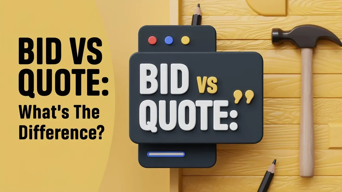 Bid vs Quote: What's the Difference?