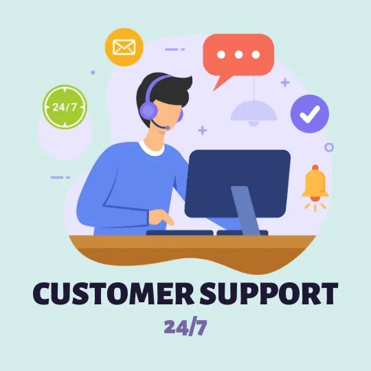 An image illustrating customer service for small business growth.