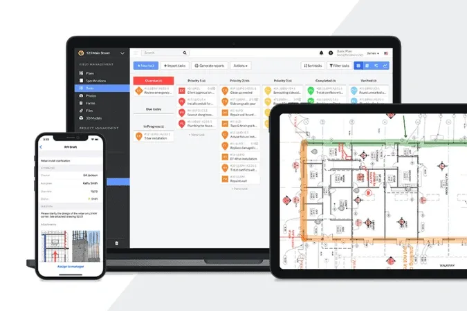 Fieldwire by Hilti Dashboard.