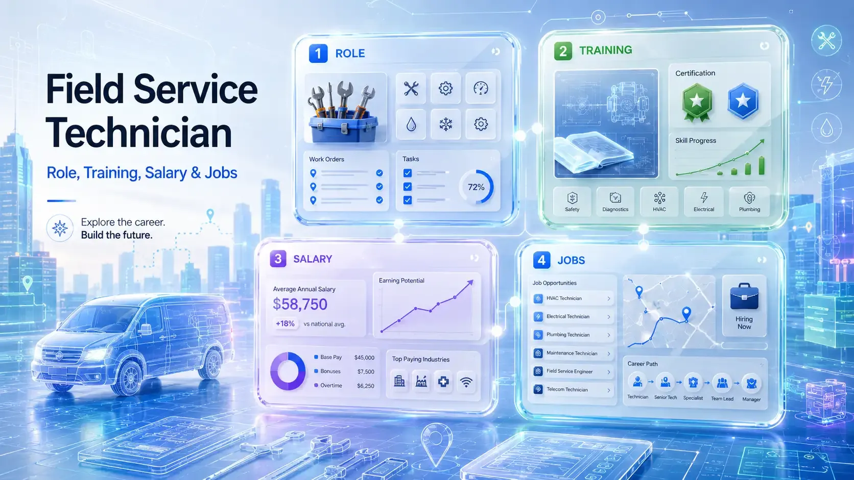 Field service technician role, training, salary and jobs