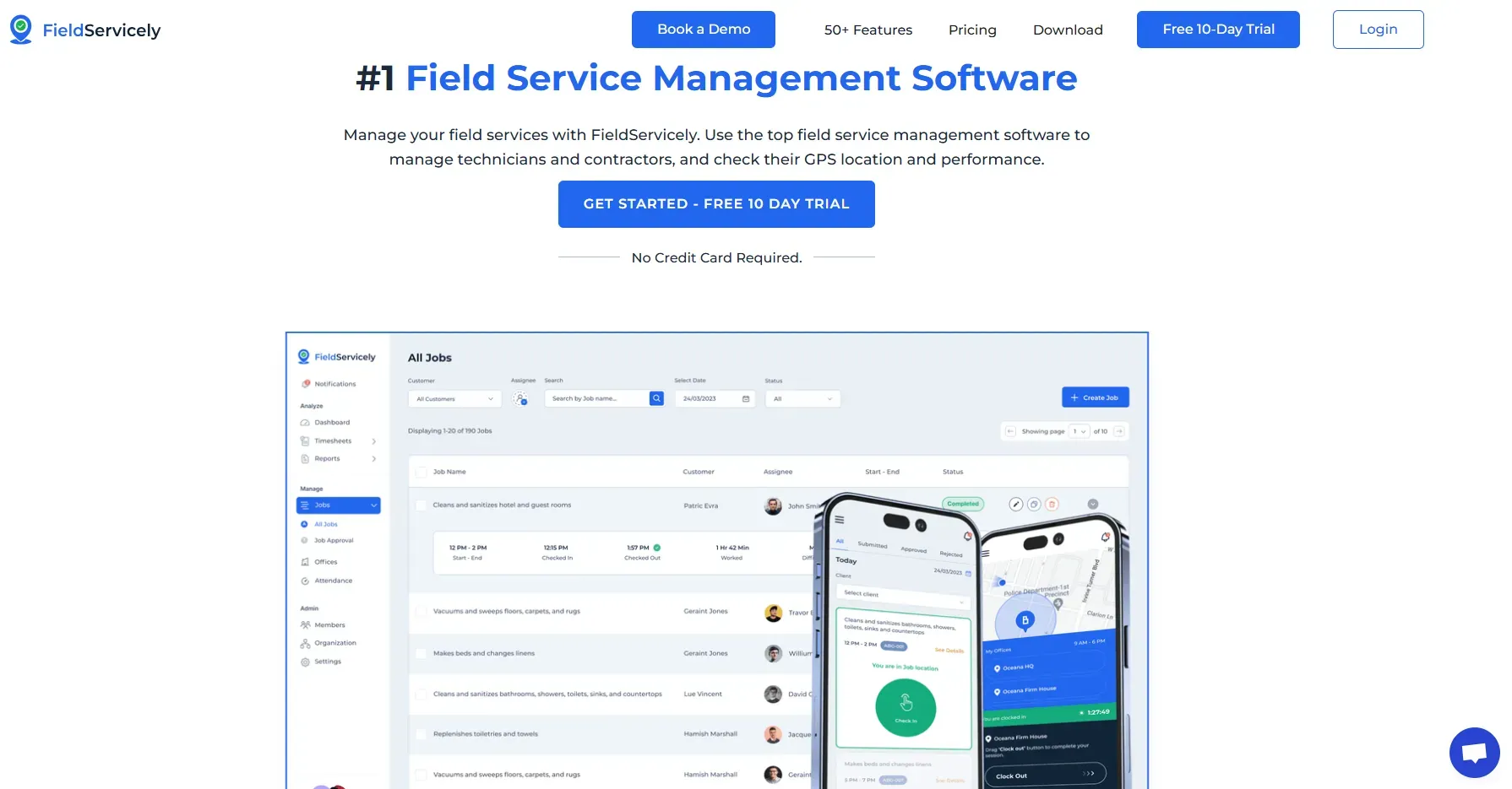 FieldServicely is one of the best door knocking software