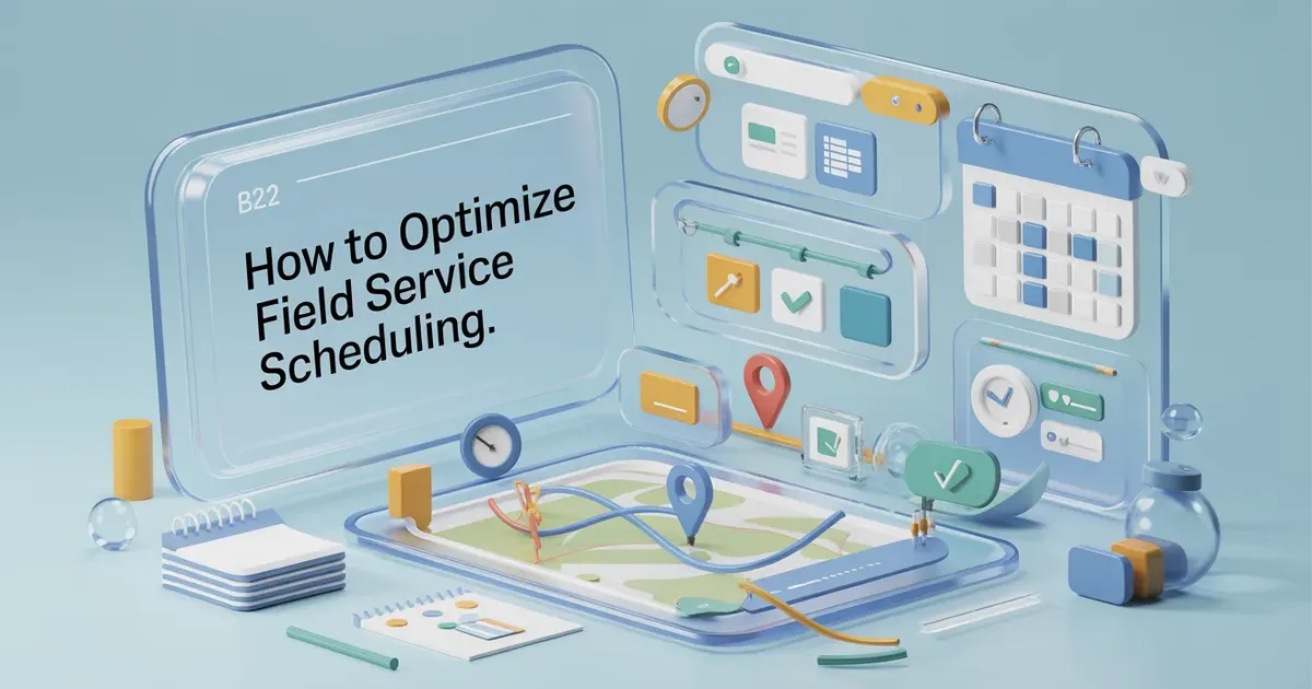 How to Optimize Field Service Scheduling in 6 Steps