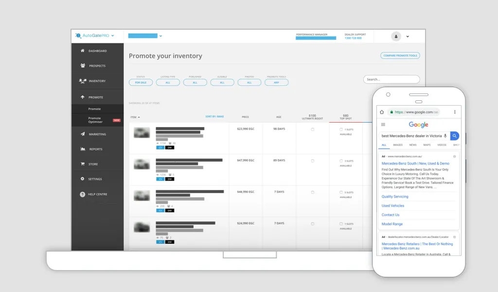 MainEvent field marketing software dashboard.