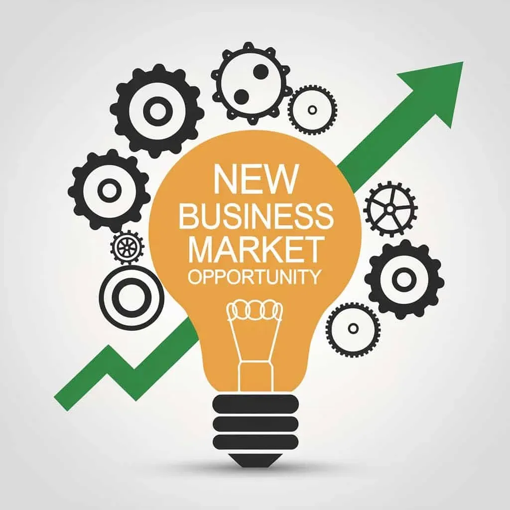 An image showing an icon of new business opportunity and expansion.