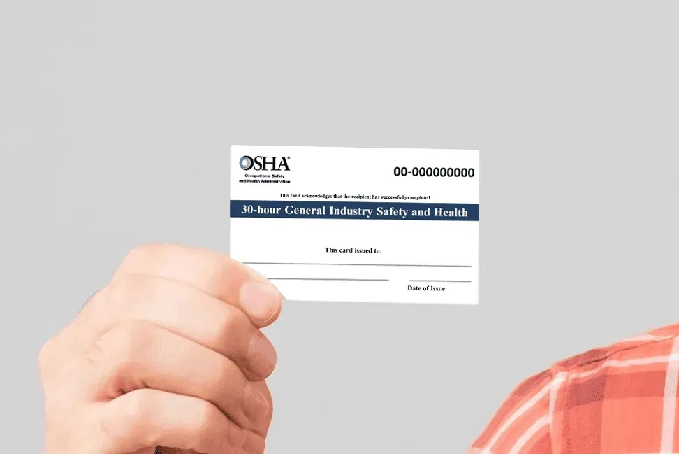 OSHA certified field technician.