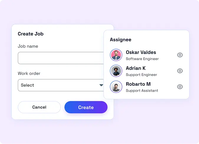 Job Creation and Assignment