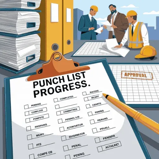 Punch out construction challenges: Timely Documentation and Organization.