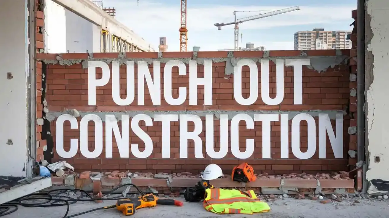 Punch out construction blog cover