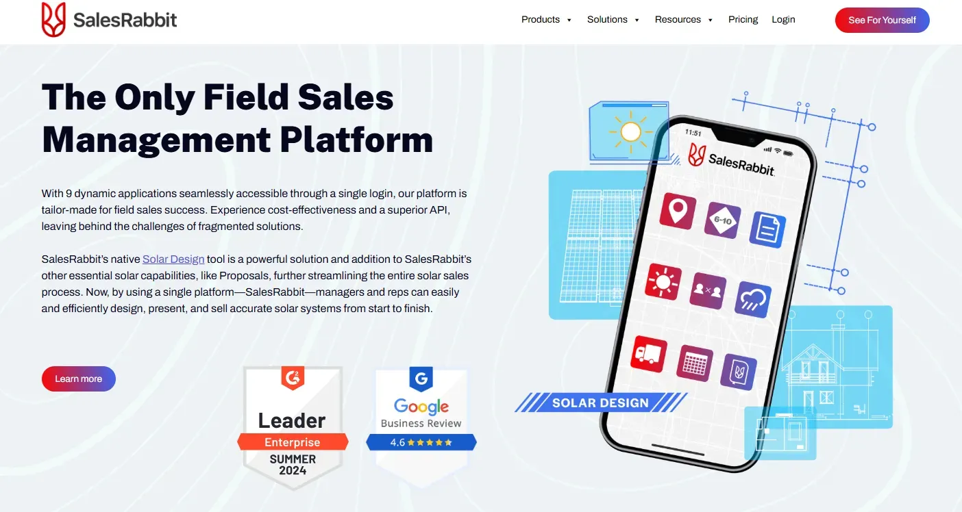 SalesRabbit, one of the top door to door canvassing software