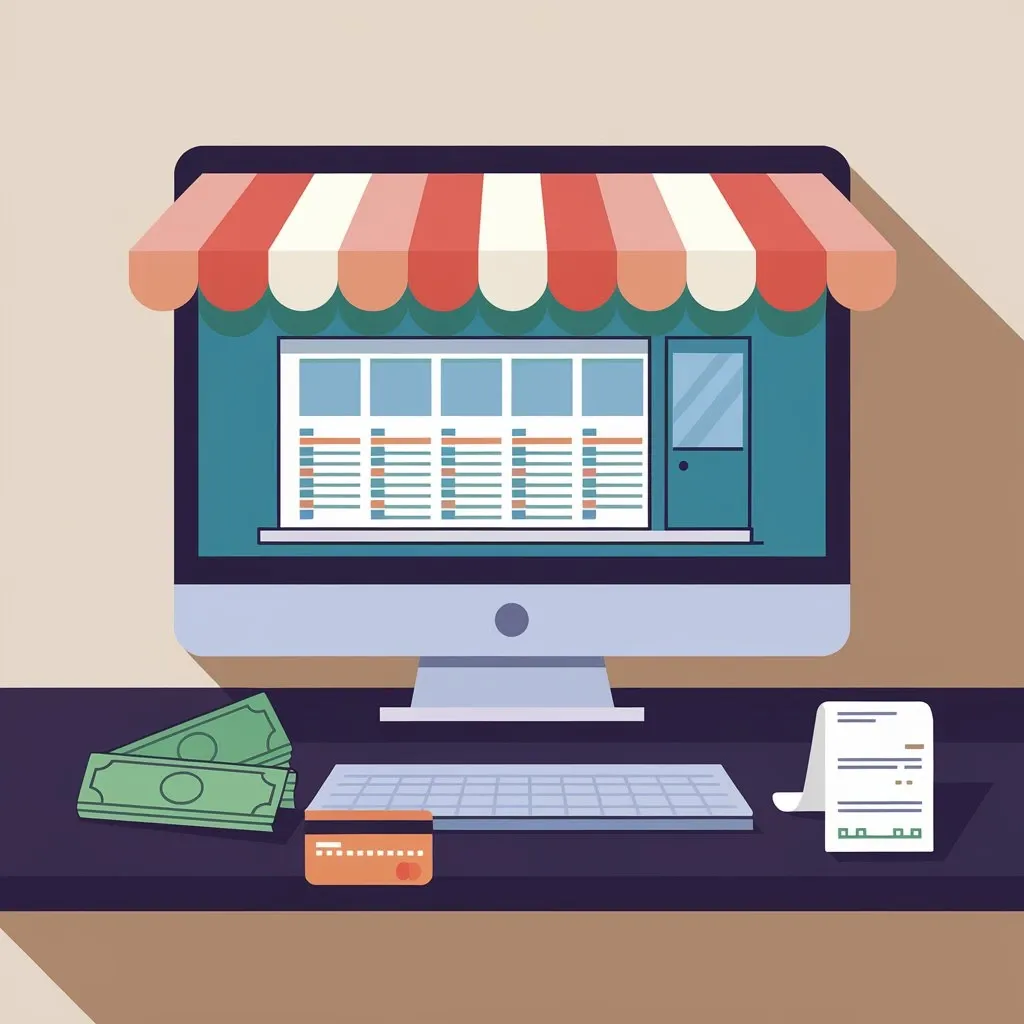 Small business growth strategies icon.