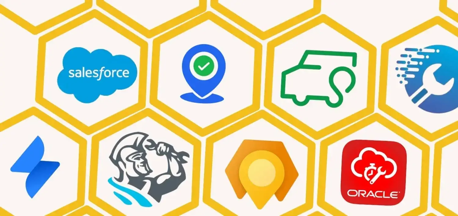 Field service software proficiency: List of software.