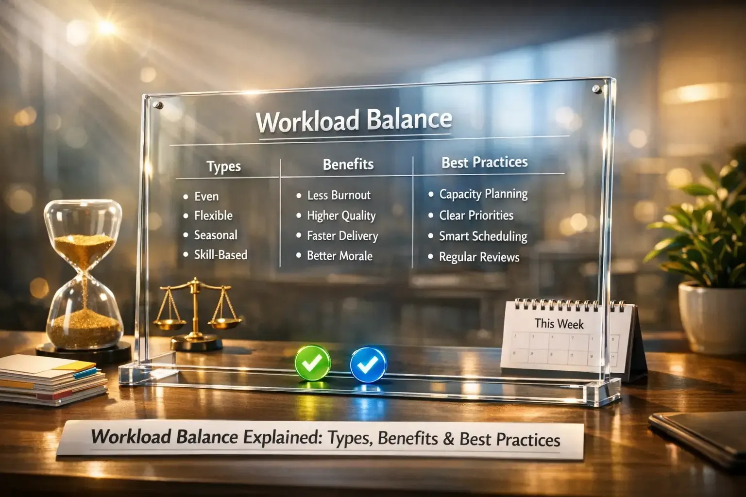 Workload balance glass board listing types benefits and best practices on the desk now